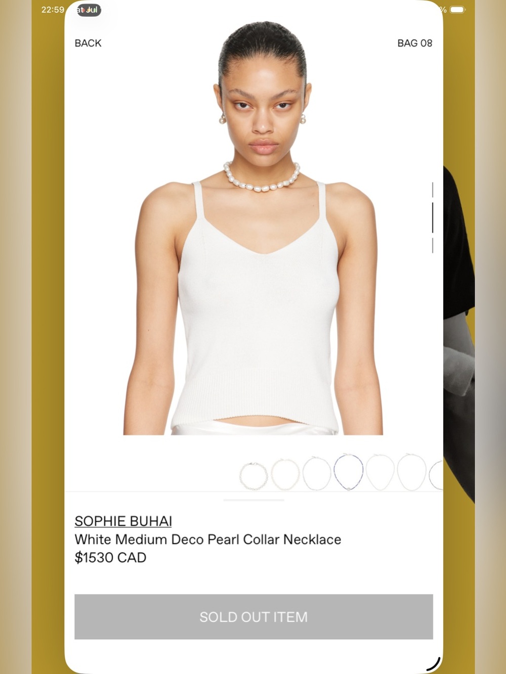 Final Price- No Offers! Sophie Buhai Art Deco White Pearl Necklace - Picture 6 of 14